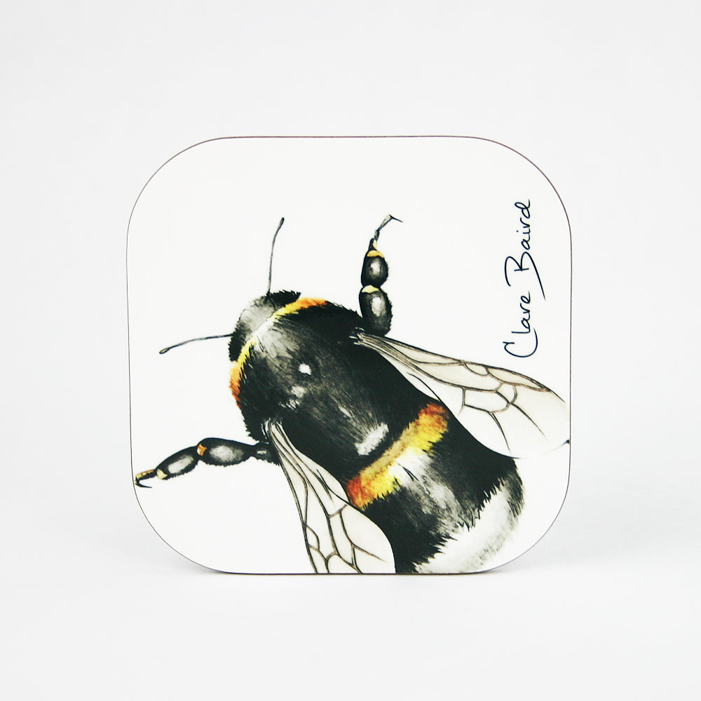 Bumblebee Drinks Coaster / Drinks mat. – Clare Baird